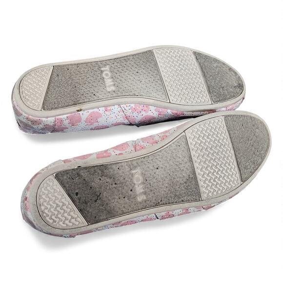 TOM'S Classic Pink Canvas Elephant Sprinkles Slip On Flats 9.5w - Picture 6 of 6